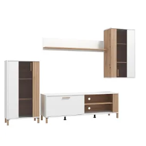 Obrazek Meblościanka Bestia Artisan/Biały 11013735