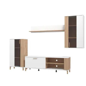 Obrazek Meblościanka Bestia Artisan/Biały 11013735