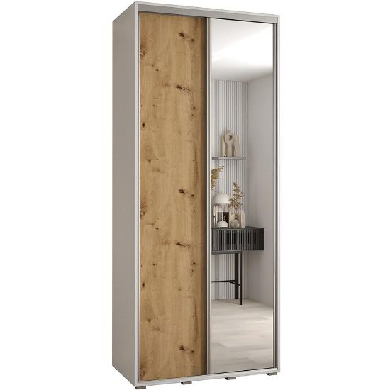 Obrazek Szafa 45 Canaris 3 100 biały/artisan/silver