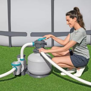 Obrazek Pompa do basenów piaskowa bestway 11,355l/h 58486