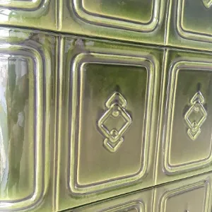 Obrazek Piec stalowo kaflowy Steyr Sparherd Glassgreen