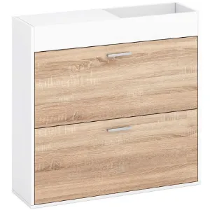 Obrazek Szafka na buty Dalia 2KL wotan/biały 36433