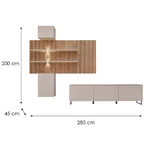 Obrazek Meblościanka Gusto PW A cashmire/artisan