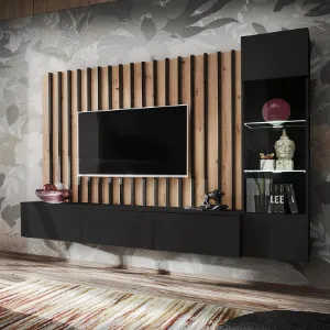 Obrazek Meblościanka VERTI ZAS VT artisan/czarny