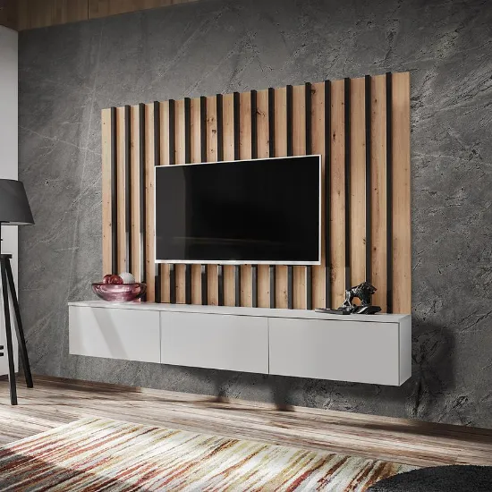 Obrazek Meblościanka VERTI PGAS VT 2 Perla Gray/Artisan