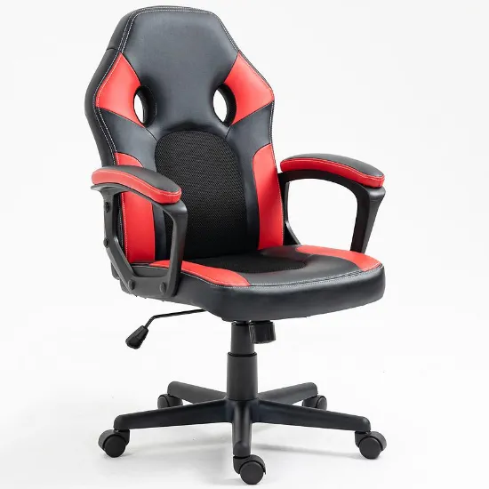 Obrazek Fotel gamingowy Toledo czarny/czerwony