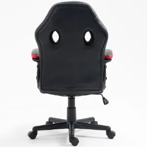 Obrazek Fotel gamingowy Toledo czarny/czerwony