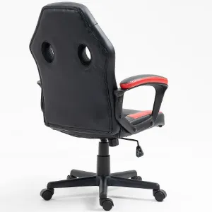 Obrazek Fotel gamingowy Toledo czarny/czerwony