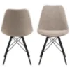 Obrazek Krzesło do jadalni beige 2 szt