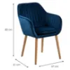 Obrazek Krzesło do jadalni blue