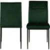 Obrazek Krzesło do jadalni dark green 2 szt