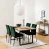 Obrazek Krzesło do jadalni dark green 2 szt