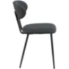 Obrazek Krzesło do jadalni dark grey 2 szt