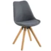 Obrazek Krzesło do jadalni dark grey