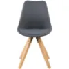 Obrazek Krzesło do jadalni dark grey