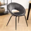 Obrazek Krzesło do jadalni dark grey