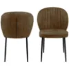 Obrazek Krzesło do jadalni light brown 2 szt