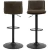 Obrazek Krzesło barowe anthracite 2 szt