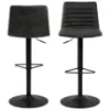 Obrazek Krzesło barowe anthracite 2 szt