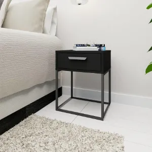 Obrazek Szafka nocna 1S niska-40 czarna