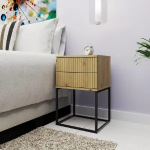 Obrazek Szafka nocna 2S-40 bez uchwytów artisan