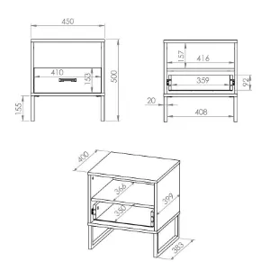 Obrazek Szafka nocna Colt 08