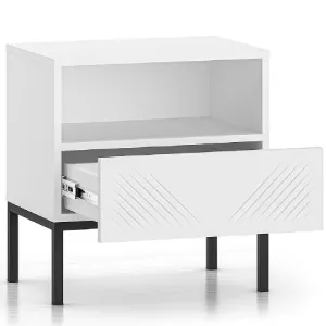 Obrazek Szafka Nocna Clearing 05 biały/czarna