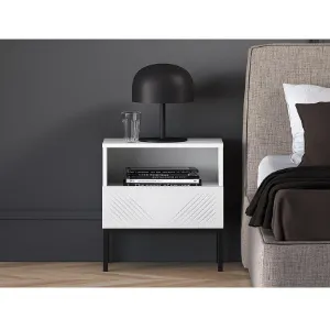 Obrazek Szafka Nocna Clearing 05 biały/czarna