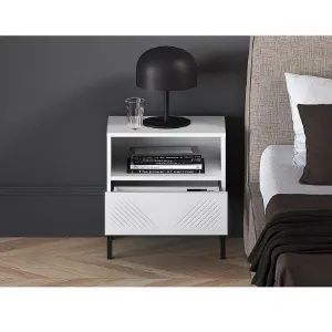 Obrazek Szafka Nocna Clearing 05 biały/czarne