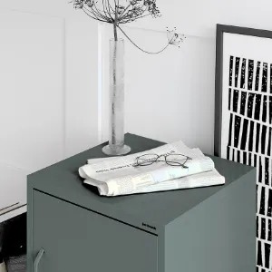 Obrazek Szafka Nocna Metalowa Mia Modern Bottle Green