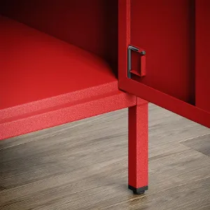 Obrazek Szafka Nocna Metalowa Mia Modern Red