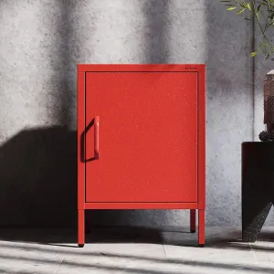 Obrazek Szafka Nocna Metalowa Mia Modern Red