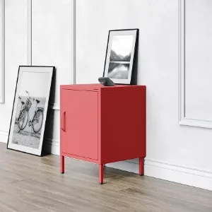 Obrazek Szafka Nocna Metalowa Mia Modern Red