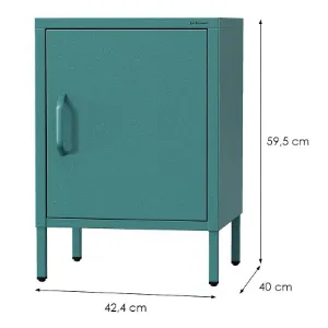 Obrazek Szafka Nocna Metalowa Mia Modern Sea Green