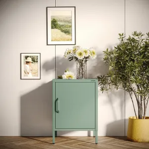 Obrazek Szafka Nocna Metalowa Mia Modern Sea Green