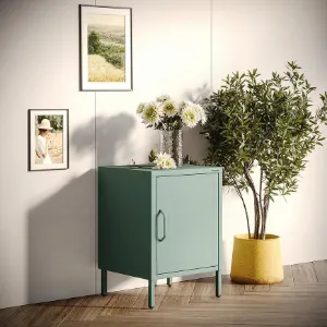 Obrazek Szafka Nocna Metalowa Mia Modern Sea Green