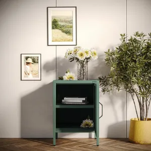Obrazek Szafka Nocna Metalowa Mia Modern Sea Green