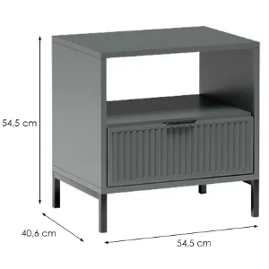 Obrazek Szafka nocna Link A Styles LS7 stone green