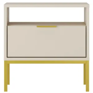 Obrazek Szafka Nocna Austin Kaszmir/Złoty