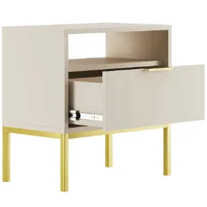 Obrazek Szafka Nocna Austin Kaszmir/Złoty