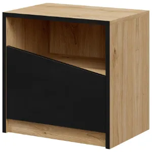 Obrazek Szafka Nocna Aston 6 Dąb Odwieczny/Czarny