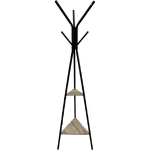 Obrazek Wieszak metalowy stojący Calci 9054 czarny