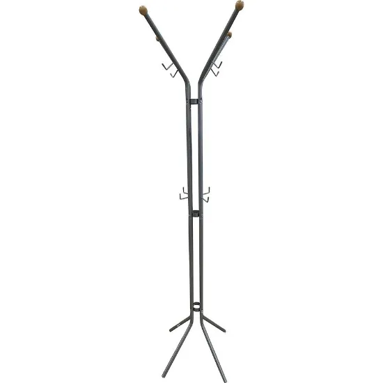 Obrazek Wieszak metalowy stojący Stanghe 9062 srebrny/naturalny