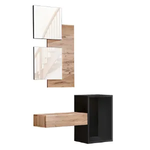 Obrazek Garderoba Easy I WTZ EY1  wotan/czarny