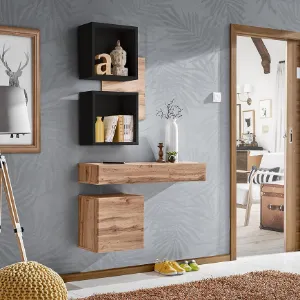 Obrazek Garderoba Easy III WTZ EY3  wotan/czarny