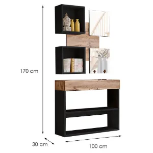 Obrazek Garderoba Easy IV WTZ EY4  wotan/czarny