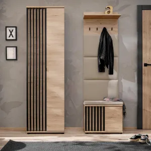 Obrazek Garderoba Pedro VI HJZ PD6 hickory jackson/czarny