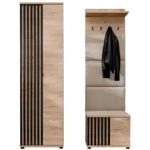 Obrazek Garderoba Pedro VI HJZ PD6 hickory jackson/czarny