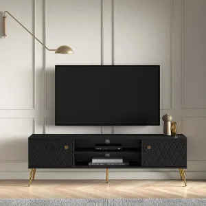 Obrazek ELJOT 07 SZAFKA RTV CZARNA