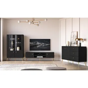 Obrazek ELJOT 07 SZAFKA RTV CZARNA